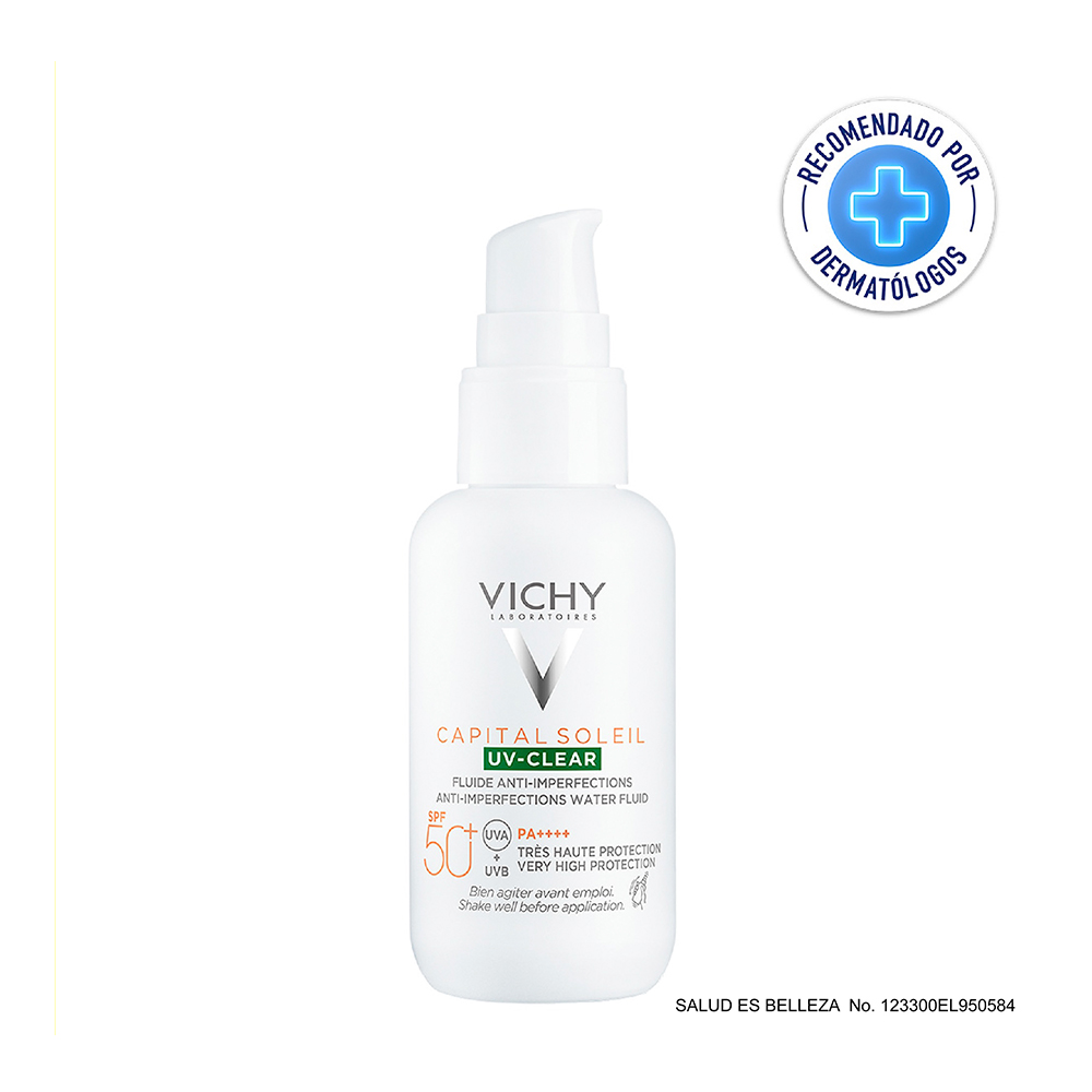 CAPITAL SOLEI PROTECTOR SOLAR ANTI-IMPERFECCIONES UV-CLEAR FPS 50+ 40ML