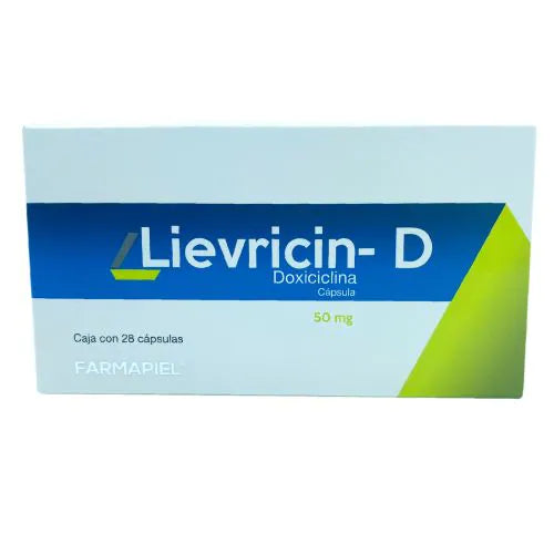 LIEVRICIN-D 50MG C/28 CAPSULAS