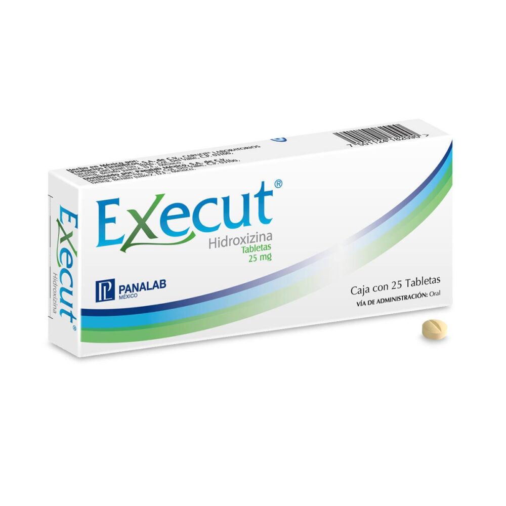 EXECUT 25MG C/25 TABLETAS