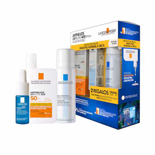 KIT-ANTHELIOS UV MUNE 400 50ML+HYALU B5 SERUM 10ML+THERMAL SPRING WATER 50ML