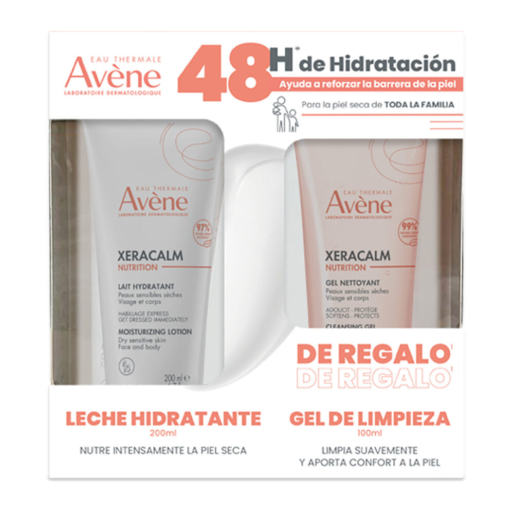 KIT-XERACALM NUTRITION GEL 100ML+XERACALM NUTRITION LECHE 200ML