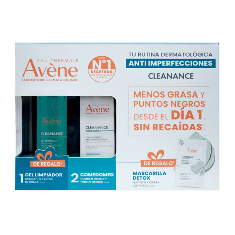 KIT-CLEANANCE GEL 100ML+CLEANANCE COMEDOMED 30ML+MASCARILLA DETOX 2x6ML
