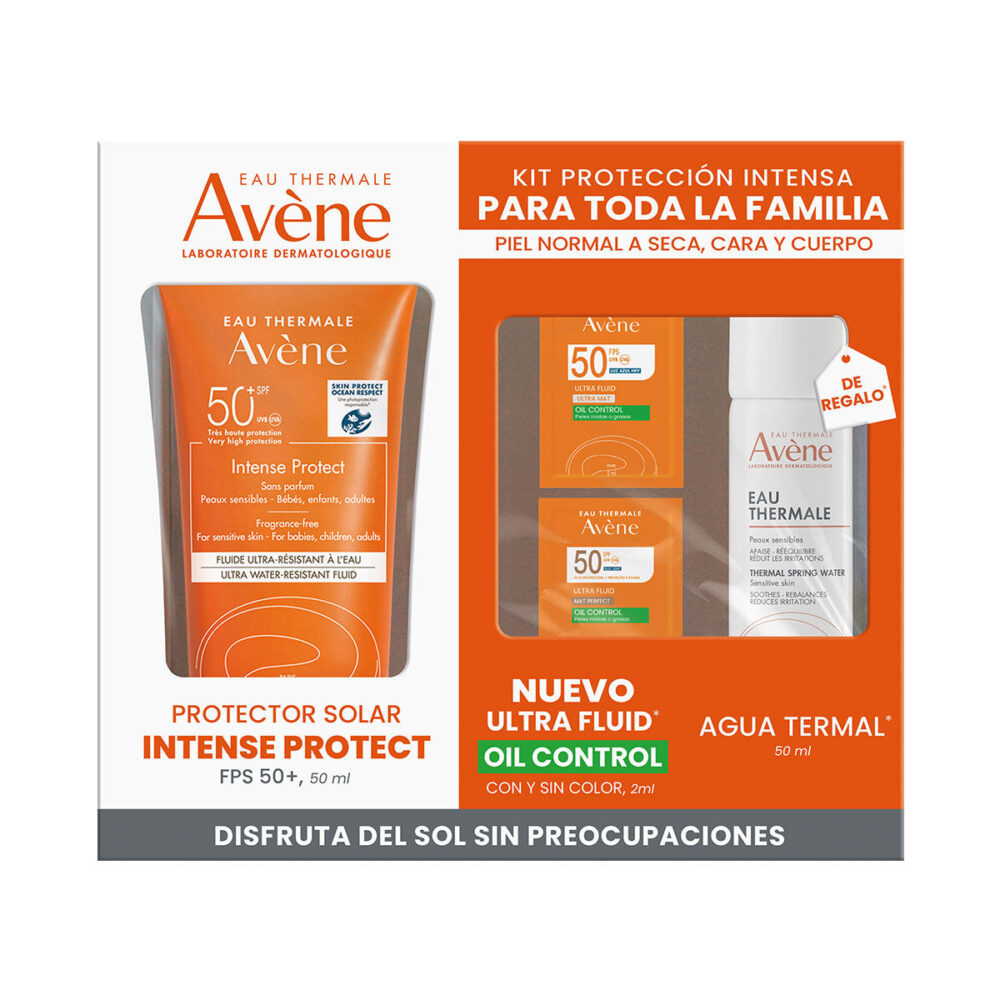 KIT-PROTECTOR SOLAR INTENSE PROTECT 150ML+AGUA TERMAL 50ML+SACHET ULTRA FLUID ULTRA MAT 2ML+SACHET ULTRA FLUID MAT PERFECT 2ML