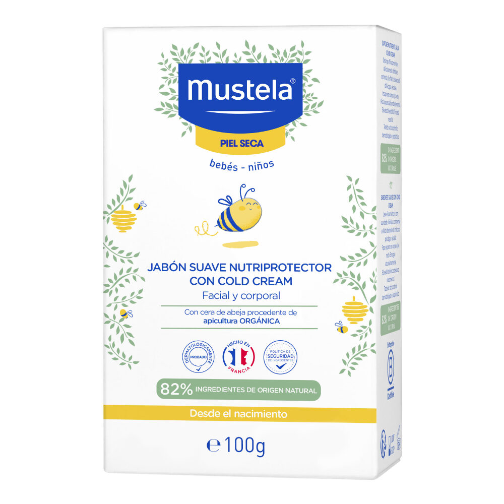 MUSTELA JABÓN NUTRIPOTECTOR COLD CREAM 100GR