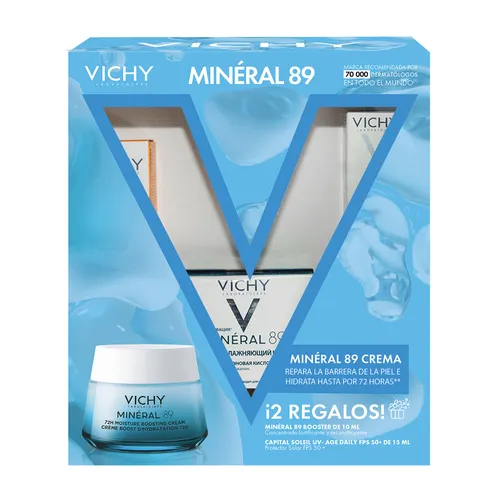 KIT-MINERAL 89 CREMA HIDRATANTE 50ML+MINERAL 89 10ML+CAPITAL SOLEIL UV-AGE DAILY 15ML
