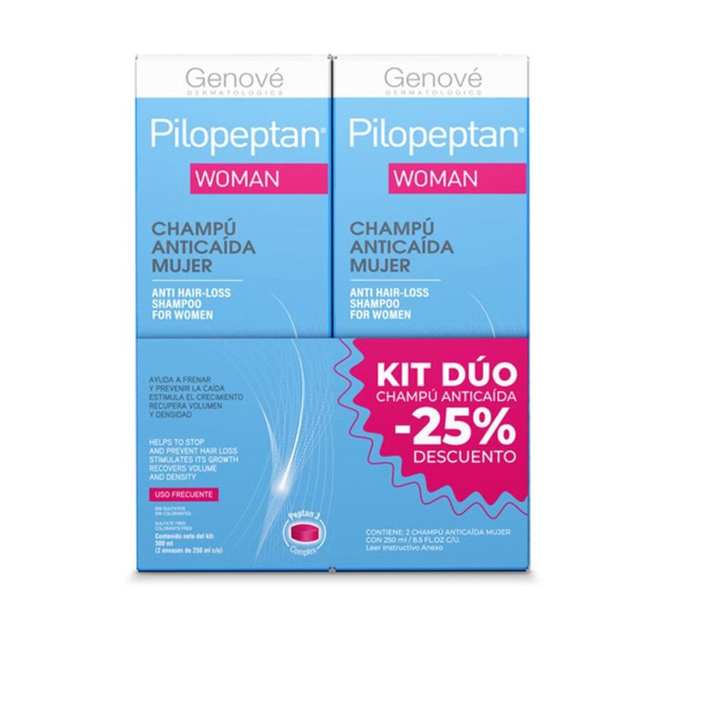 KIT-PILOPEPTAN WOMAN SHAMPOO ANTI-CAIDA 250ML+PILOPEPTAN WOMAN SHAMPOO ANTI-CAIDA 250ML