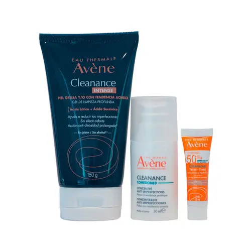 KIT-CLEANANCE COMEDOMED ANTI-IMPERFECCIONES 30ML+GEL LIMPIADOR INTENSE 150ML+CLEANANCE SOLAR 5ML