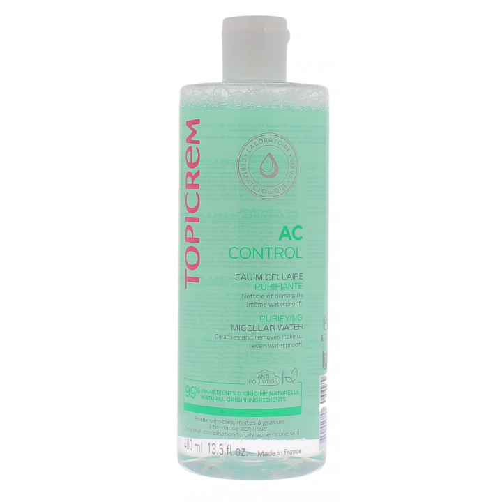 TOPICREM AC CONTROL AGUA MICELAR PURIFICANTE 400ML