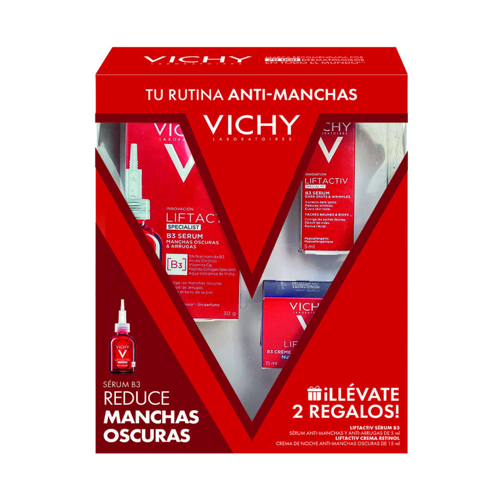 KIT-LIFTACTIV SPECIALIST B3 SERUM 30ML+LIFTACTIV SERUM B3 ANTI-MANCHAS 5ML+LIFTACTIV CREMA RETINOL CREMA DE NOCHE 15ML