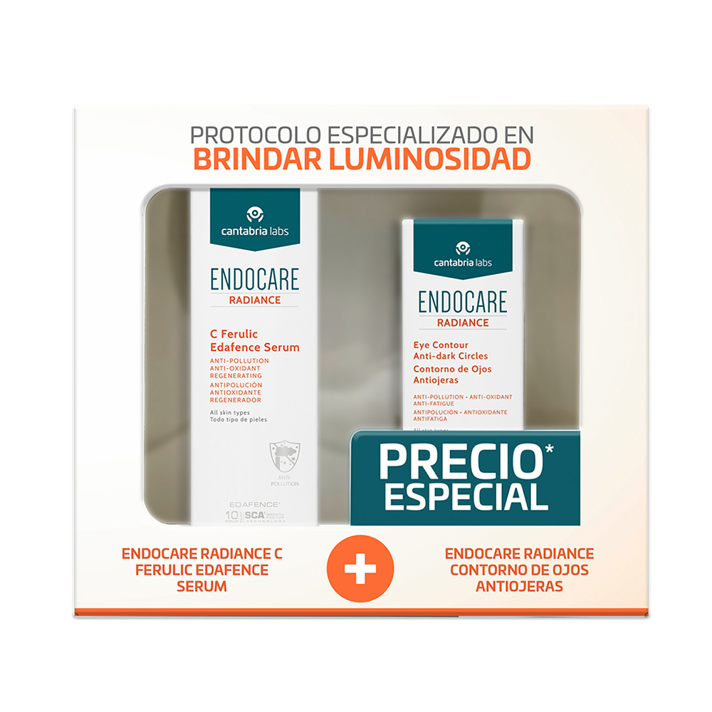KIT-ENDOCARE RADIANCE C FERULIC SERUM 30ML+ENDOCARE EDAFENSE CONTORNO DE OJOS 15ML