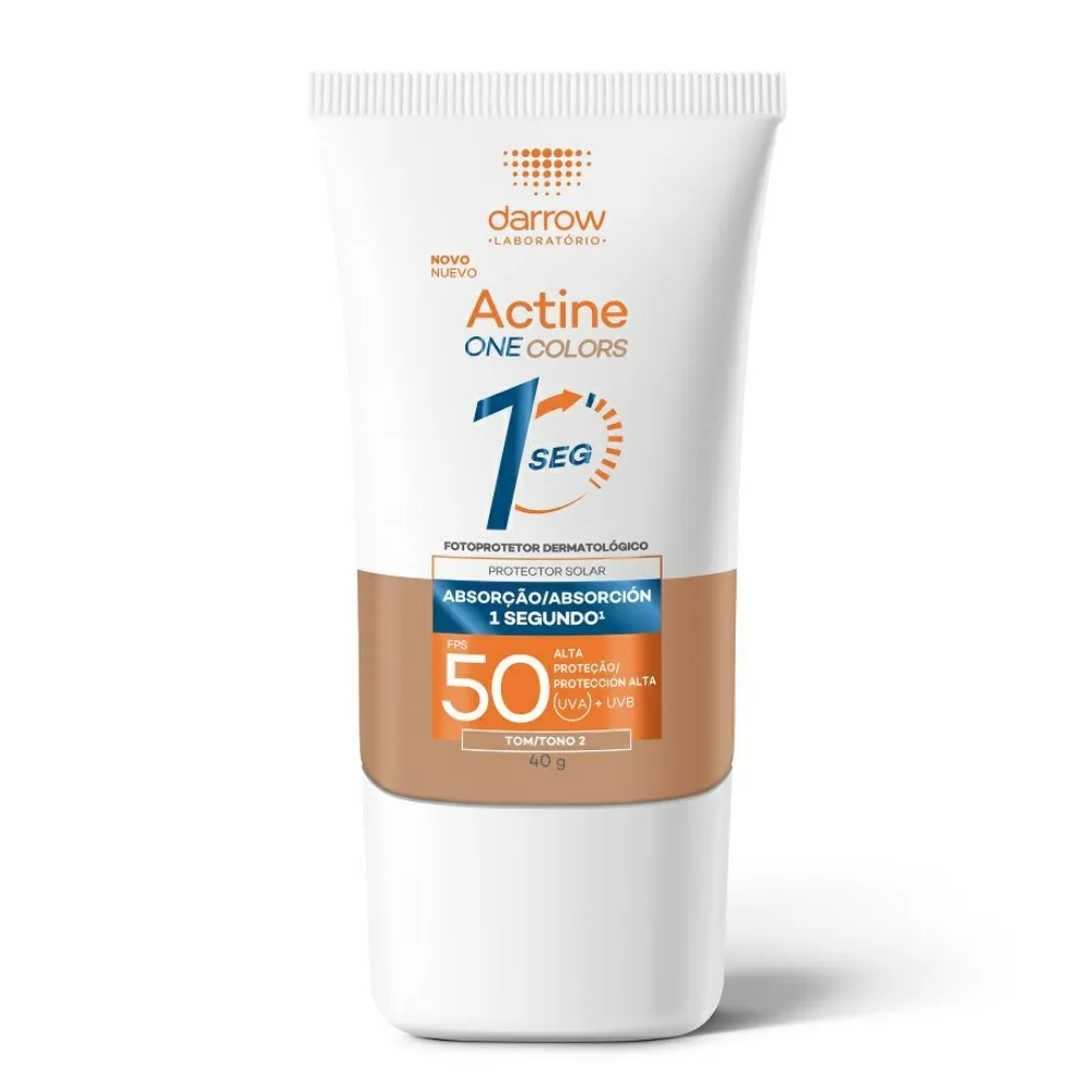 DW-PROTECTOR SOLAR DERMATOLOGICO ACTINE ONE FPS50 RAPIDA ABSORCION TONO 2 40G