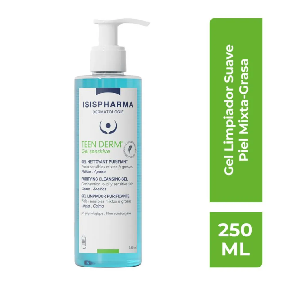 TEEN DERM GEL SENSITIVE 250ML