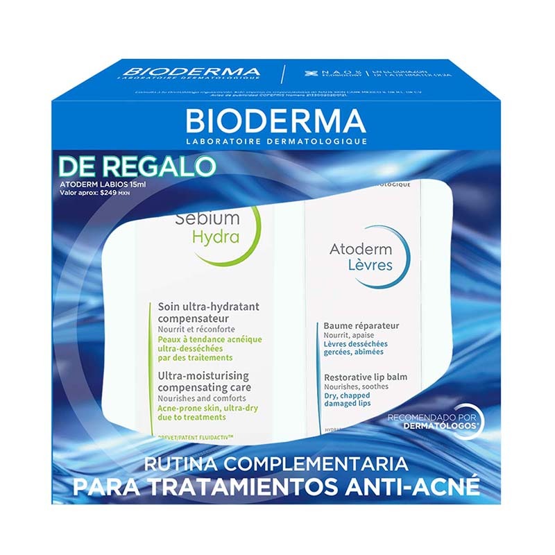 KIT-SEBIUM HYDRA 40ML+ATODERM BALSAMO LABIOS 15ML