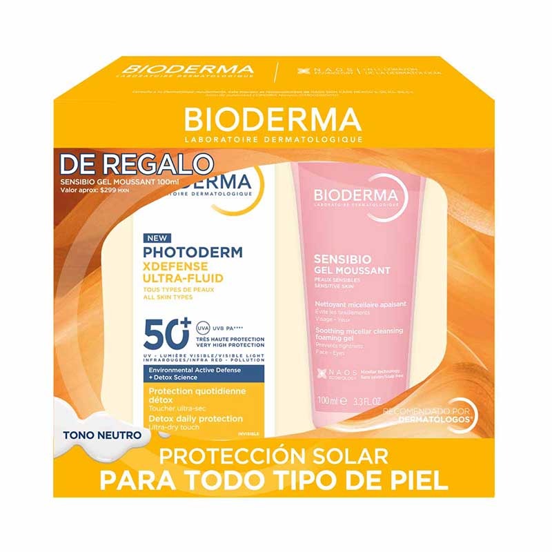 KIT-PHOTODERM XDEFENSE NEUTRO 40ML+SENSIBIO GEL MOUSSANT 100ML