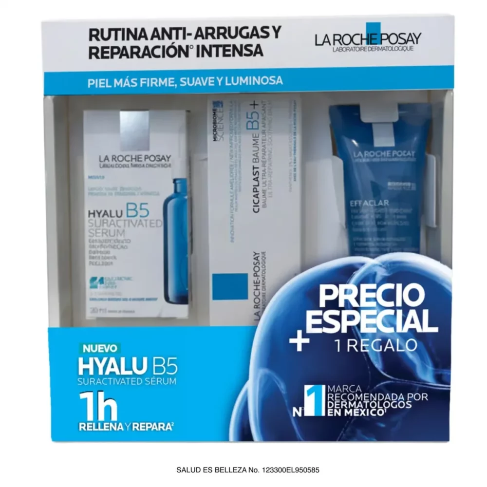 KIT-HYALU B5 SERUM 30ML+CICAPLAST BAUME B5 40ML+EFFACLAR GEL MOUSSANT 50ML
