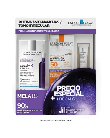 KIT-MELA B3 SERUM 30ML+ANTHELIOS UV MUNE 400 50ML+MELA B3 CREMA FPS 3ML