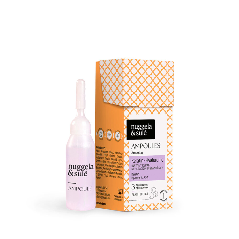 NUGGELA & SULE AMPOLLAS KERATINA HIALURONICO 10ML
