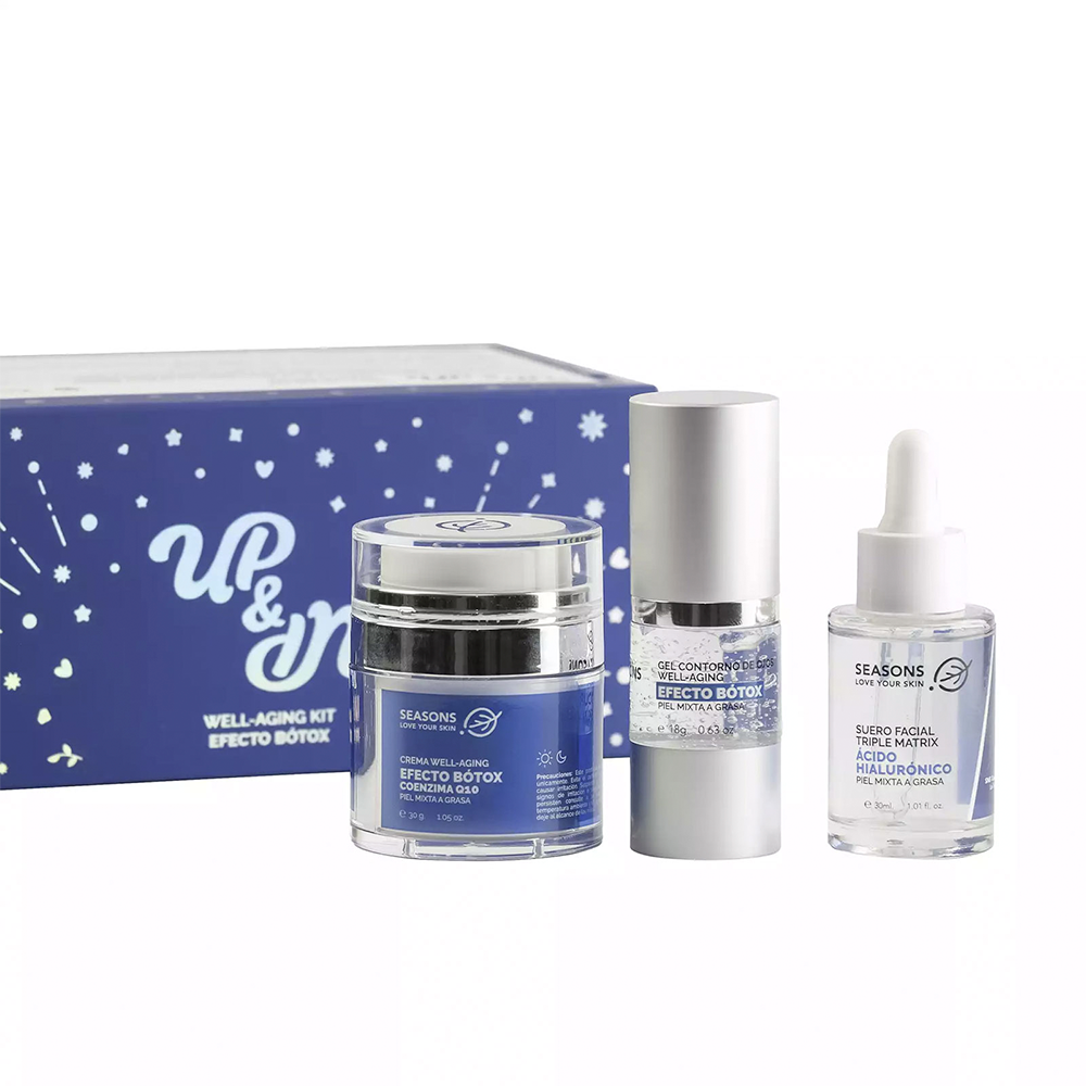 KIT-SUERO FACIAL ACIDO HYALUROINCO 30ML+CREMA WELL-AGING EFECTO BOTOX 30G+GEL CONTORNO DE OJOS WELL-AGING EFECTO BOTOX 18G