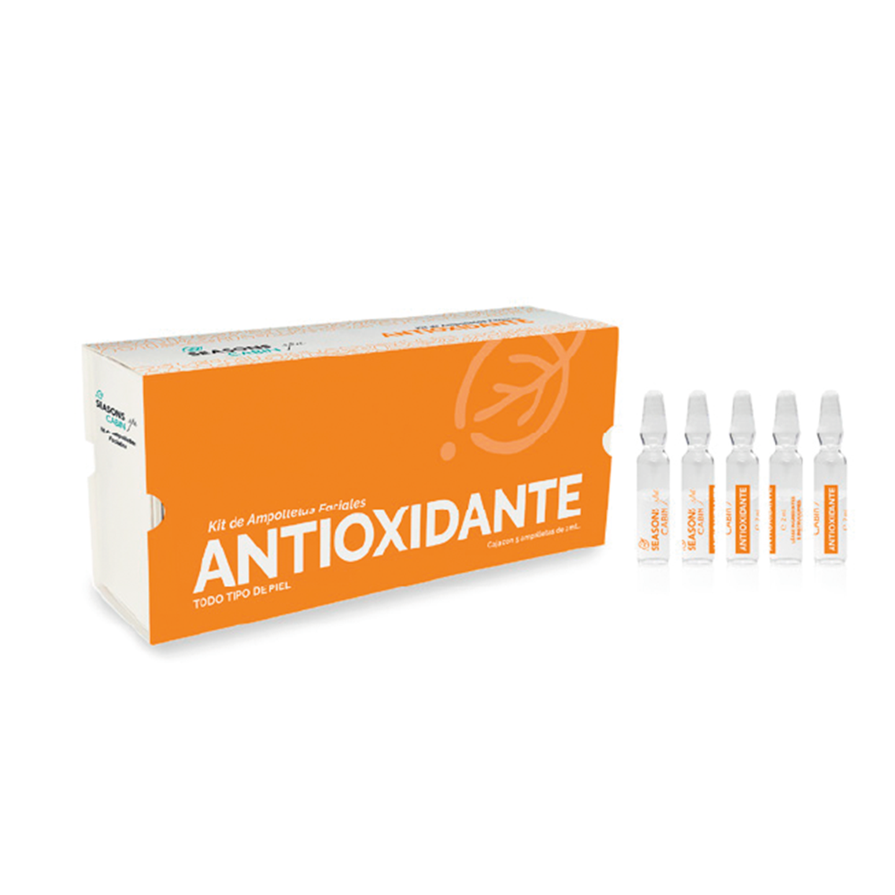 CABIN SPA AMPOLLETA ANTIOXIDANTE 5 PZ 2ML C/U