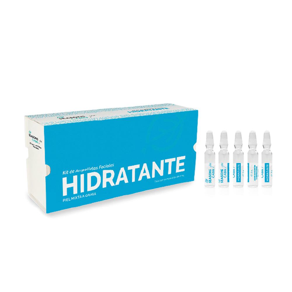 CABIN SPA AMPOLLETA HIDRATANTE AH 5 PZAS 2ML C/U