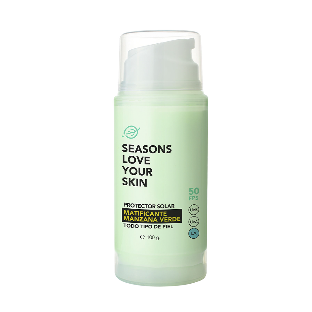 PROTECTOR SOLAR FPS50 MATIFICANTE MANZANA VERDE 100GR