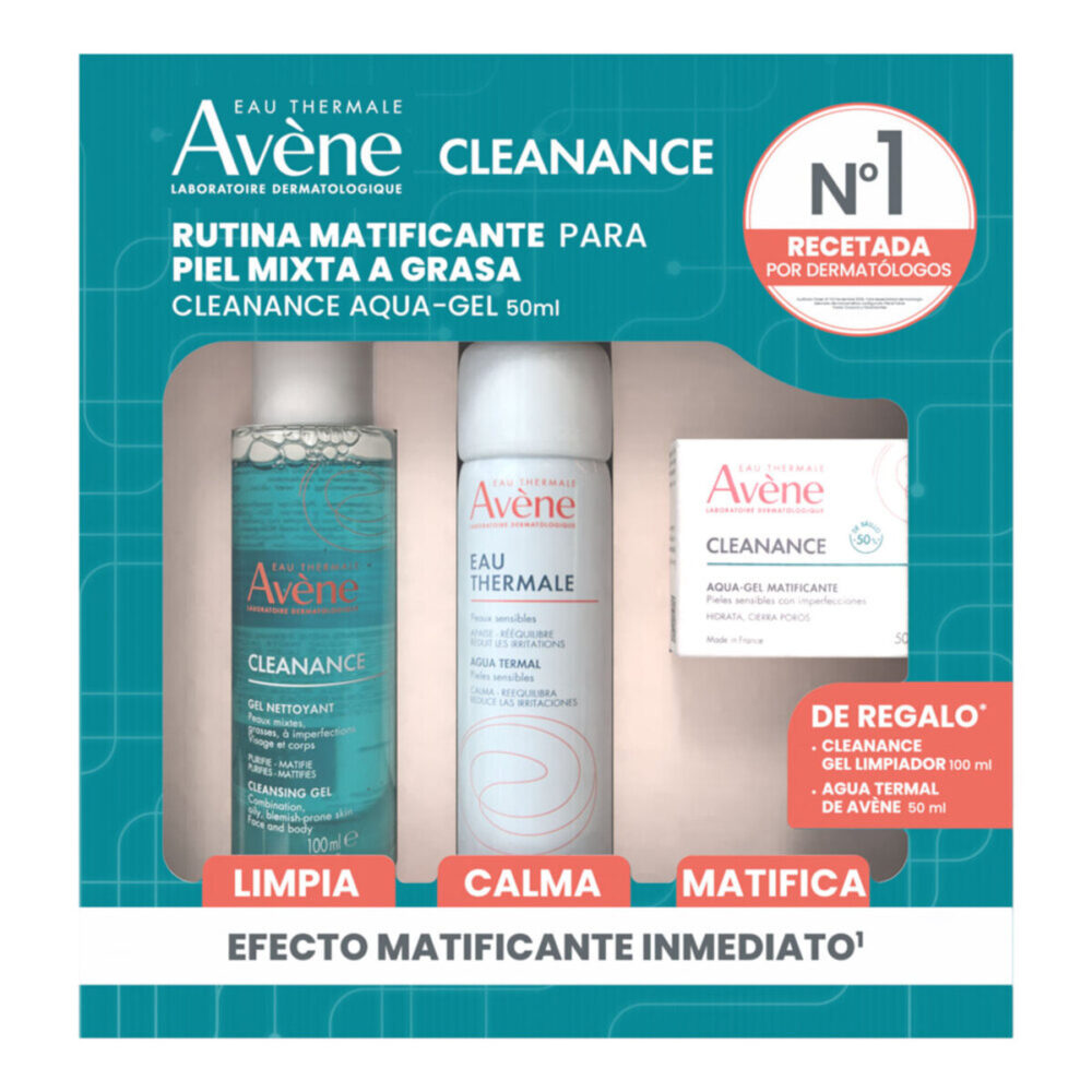 KIT-CLEANANCE AGUA GEL 50ML+CLEANANCE GEL 100ML+AGUA TERMAL 50ML