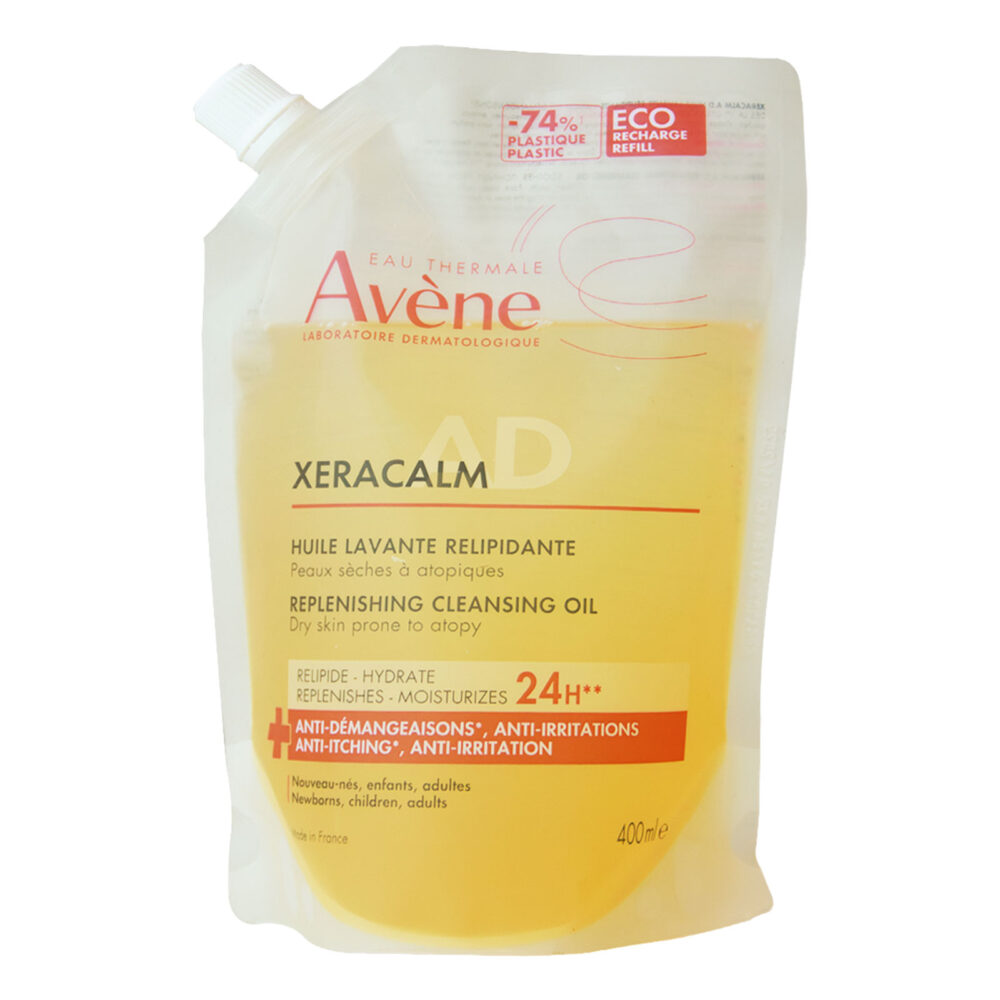 XERACALM AD ACEITE LIMPIADOR RELIPIDIZANTE REFILL 400ML